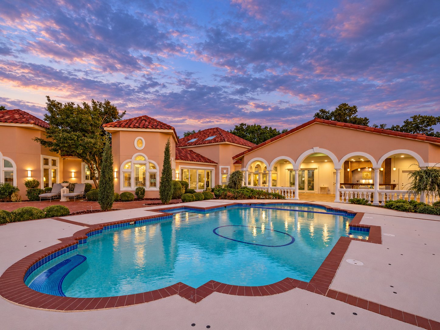 Mediterranean Estate Surrounded by the Beauty of Grand Lake 