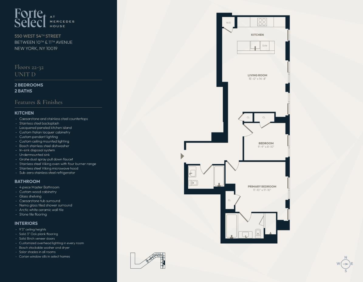 554 West 54th Street, Apt 26-D