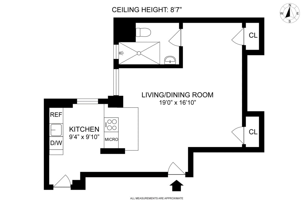415 Central Park West Unit: 1E
