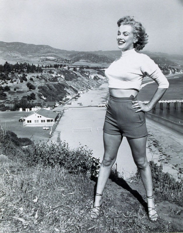 Marilyn Monroe at Paradise Cove