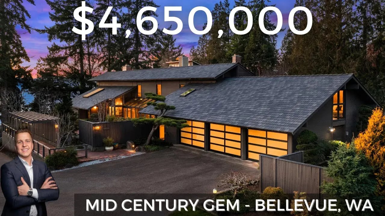 Architectural Jewel: Inside a Gene Zema Gem in Bellevue | Elite Home Tour   #realestate