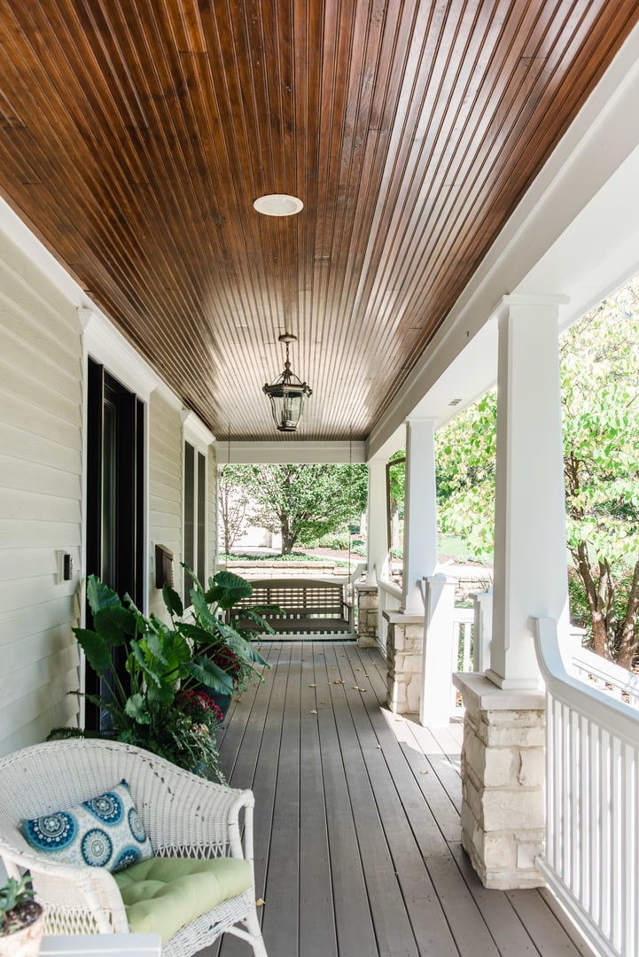 A Welcoming Front Porch And Picturesque Facade