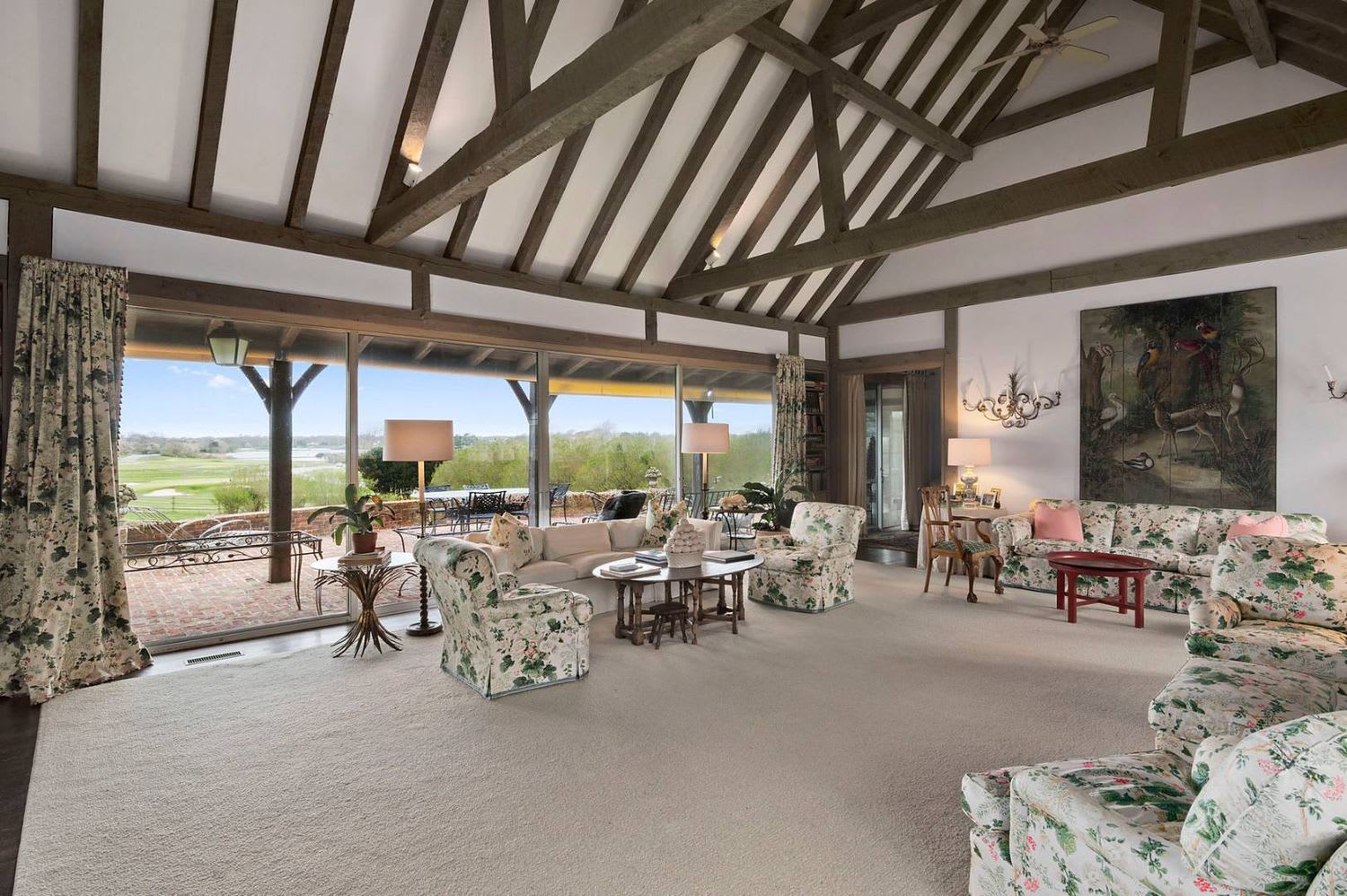 Classic East Hampton Summer Rental with Sweeping Views of Hook Pond and the Ocean