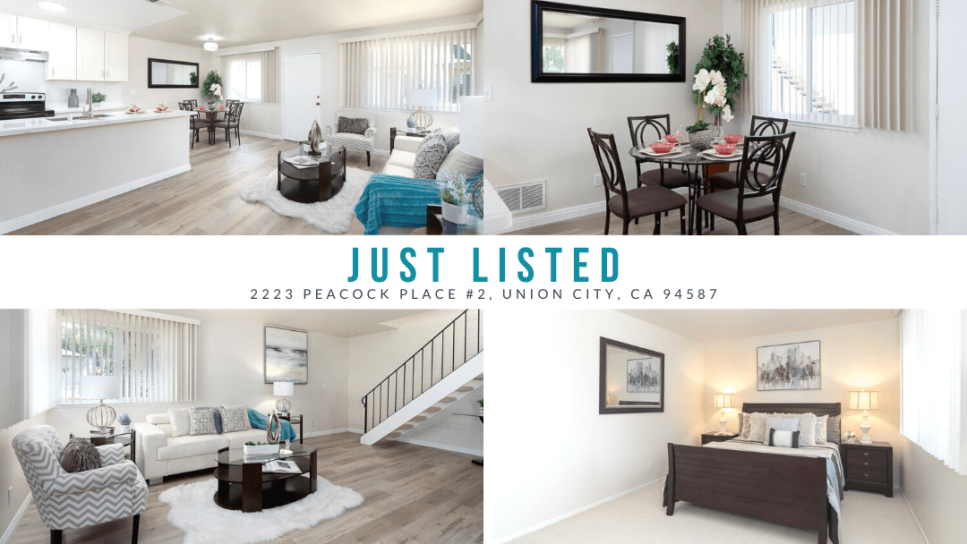 Just Listed: 2223 Peacock Place #2, Union City, CA 94587