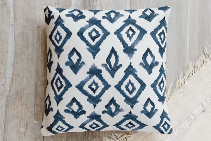 indigo & white