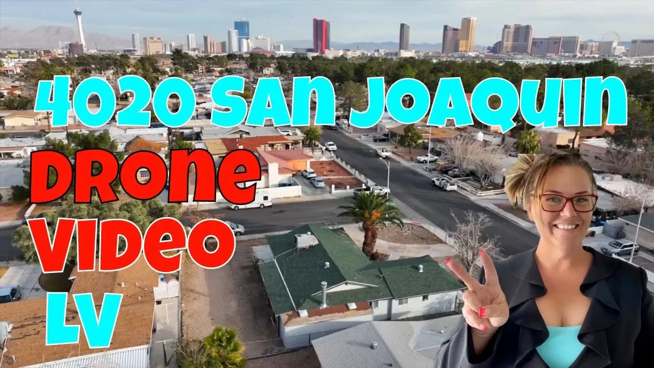 4020 San Joaquin Ave - Drone Video - Las Vegas