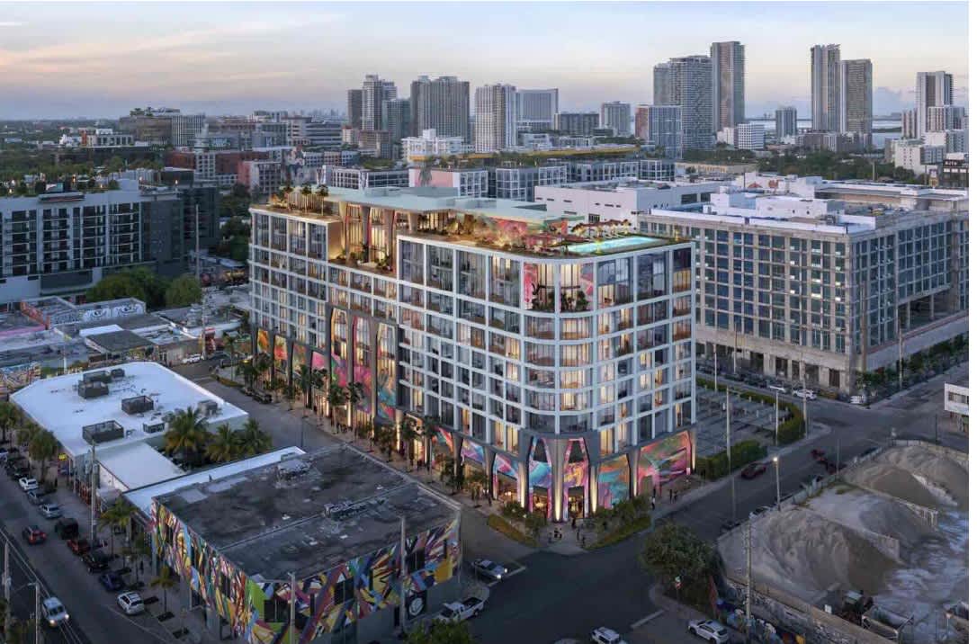 September 2024 | Proposed Hotel-Residence with Rooftop Restaurant in Wynwood Arts District