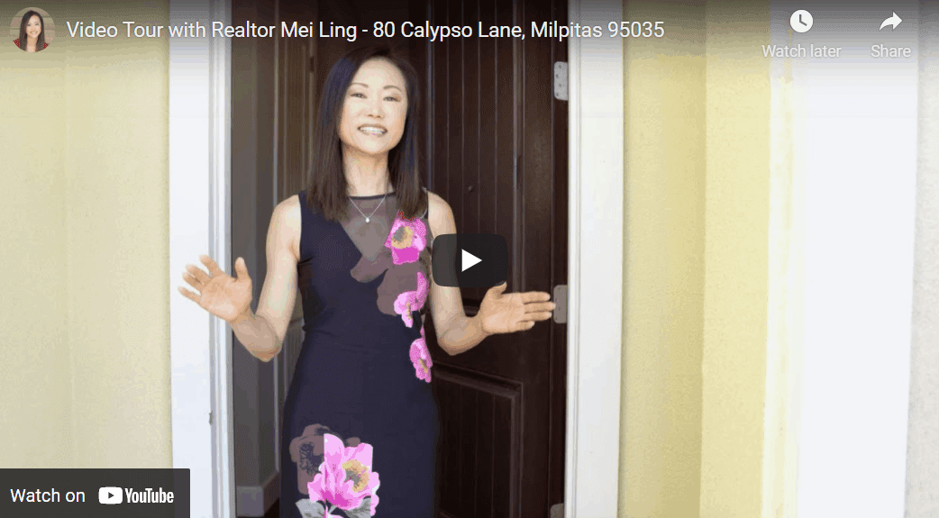 Video Tour with Realtor Mei Ling – 80 Calypso Lane, Milpitas 95035