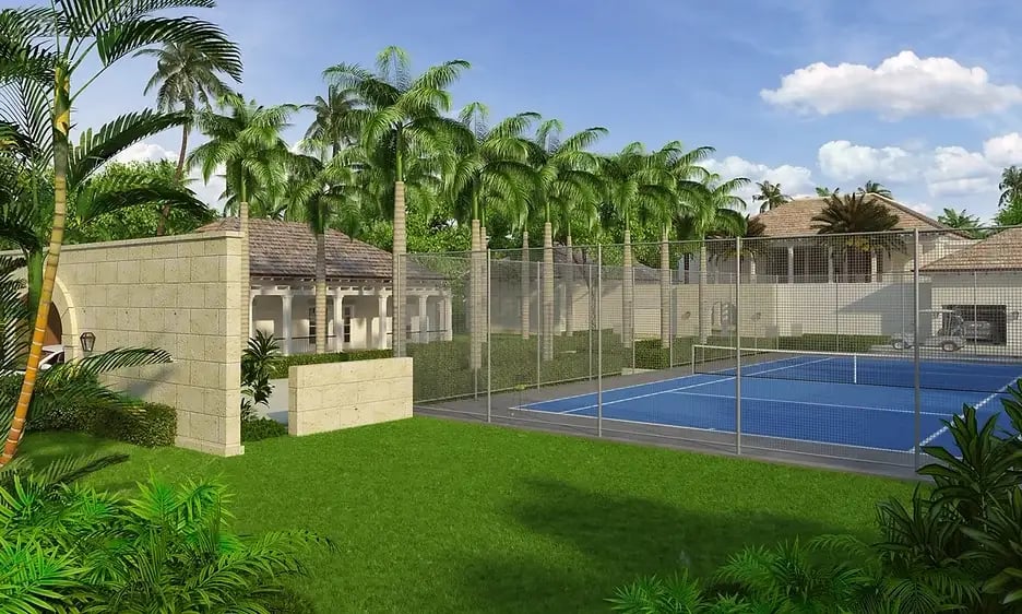 Estate Home with Tennis Court in Cap Cana