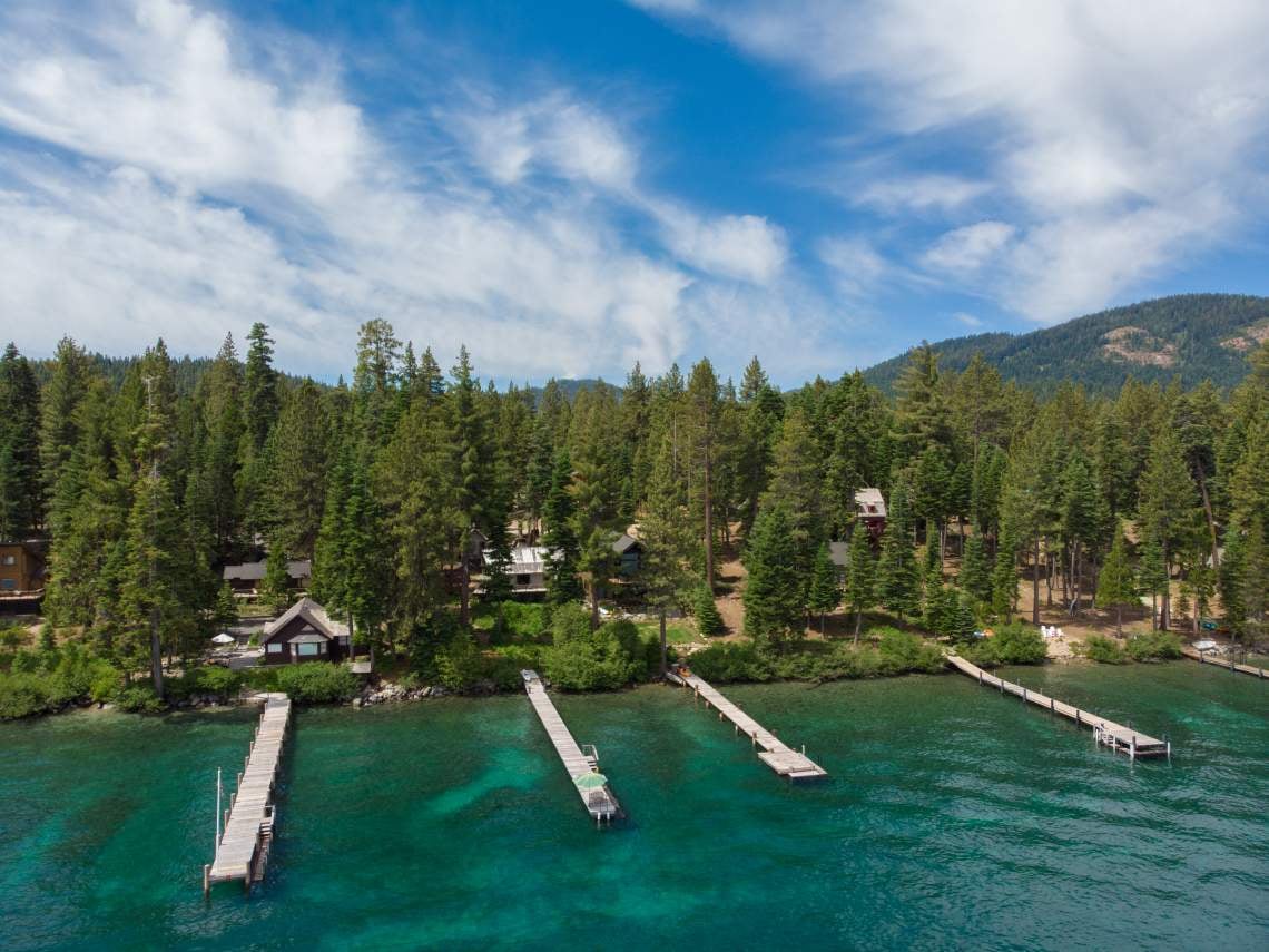 West Shore Lakefront With Private Pier & Buoy