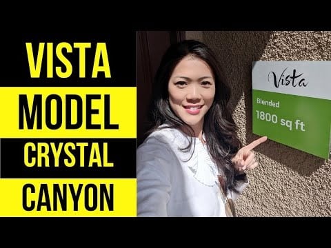 Crystal Canyon by Woodside Homes in Summerlin West l Vista 1,800 sq ft Model Home Tou
