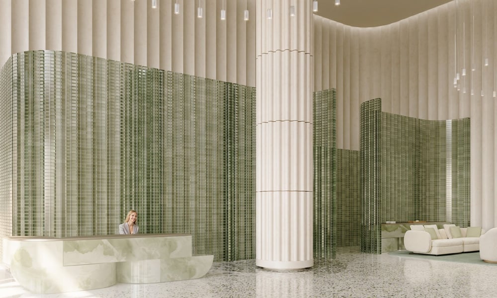Fouquet's Hotel and Residences lobby