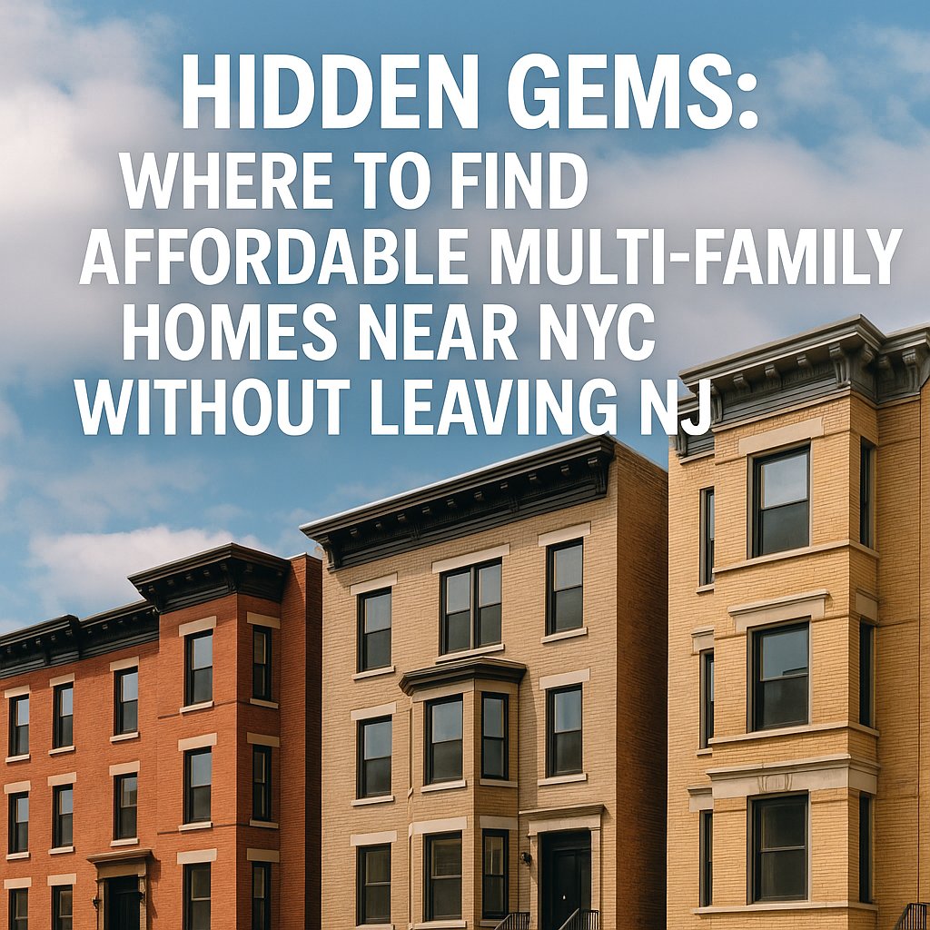 Hidden Gems: Where to Find Affordable Multi‑Family Homes Near NYC Without Leaving NJ