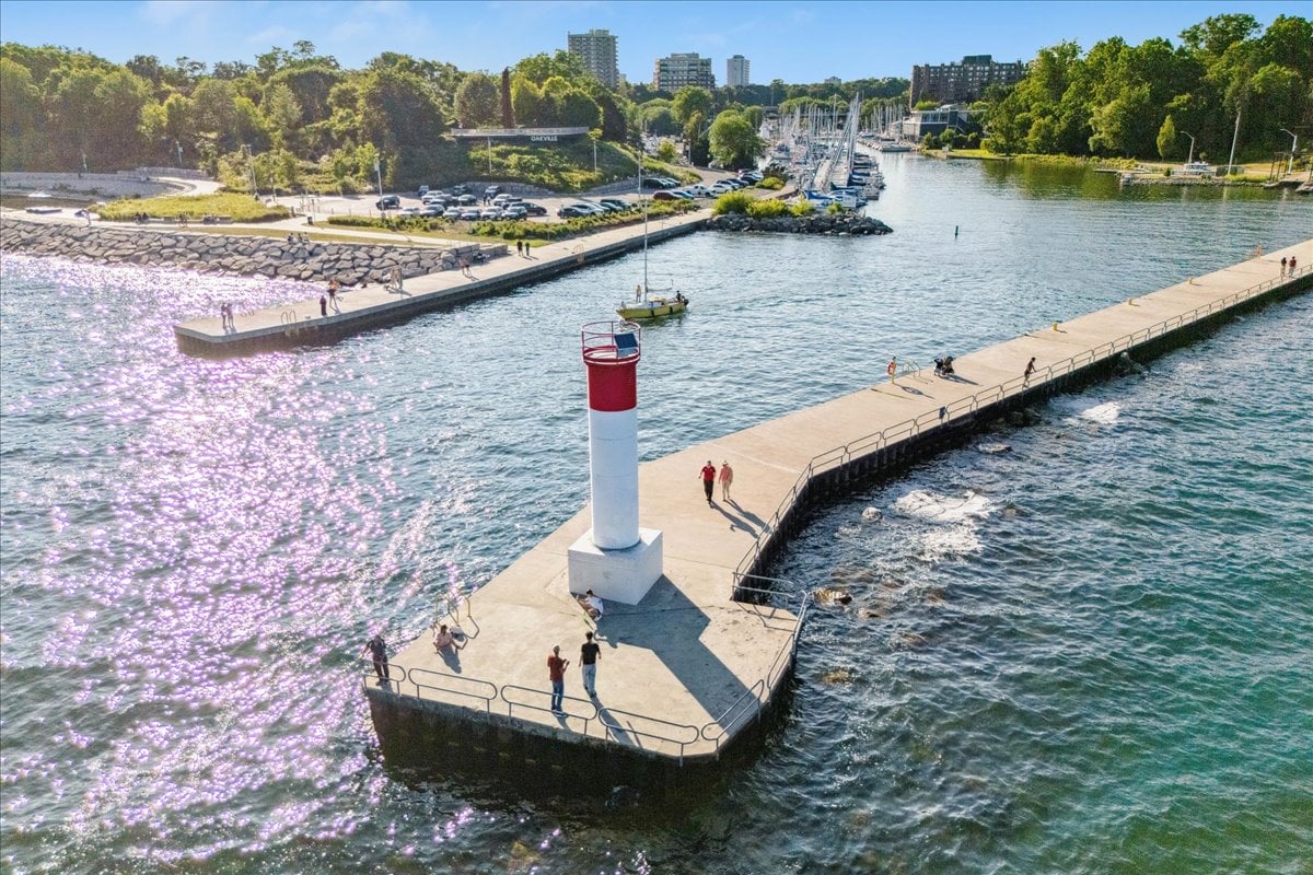 Waterfront Property: Muskoka Living on 16 mile creek in Old Oakville