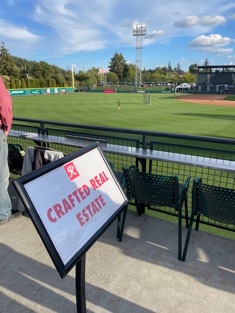 Crafted Real Estate Customer Appreciation Rainiers Baseball Game Event