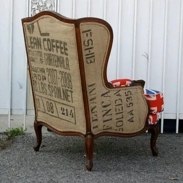 Vintage Wing Chair Redo