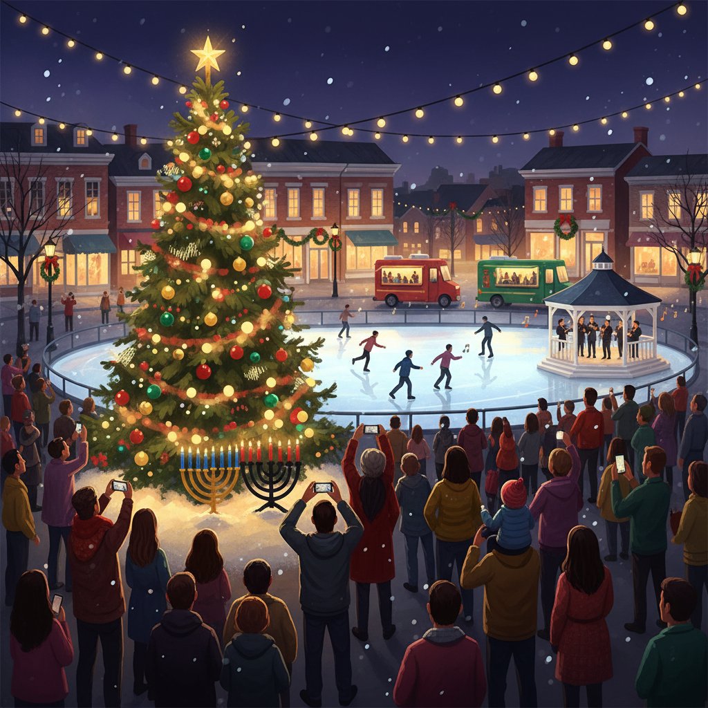 Holiday Magic in Bergen County — Tree Lightings, Downtown Celebrations & Seasonal Cheer