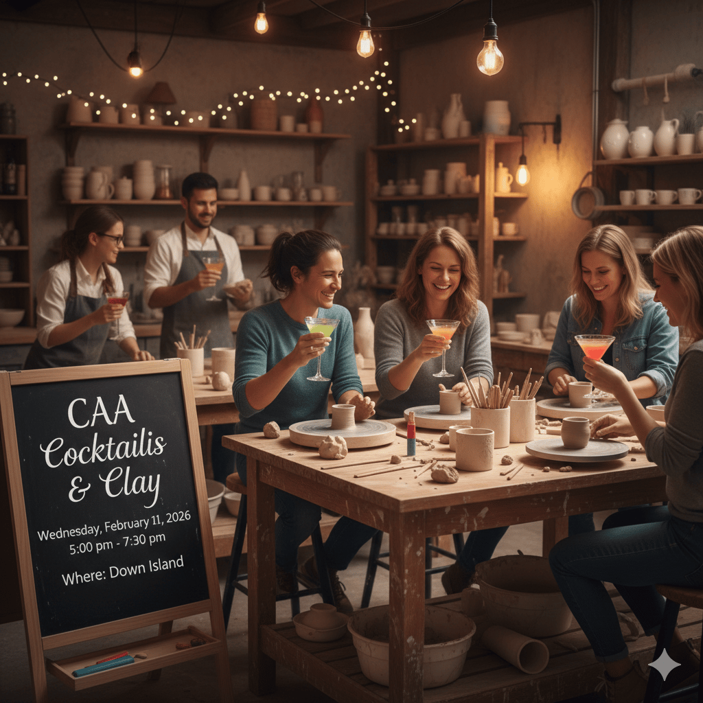 CAA Cocktails & Clay