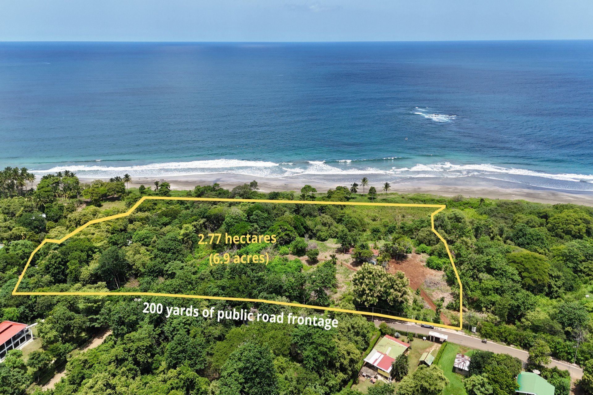 One of a kind Beach Front Parcel in Junquillal Junquillal,