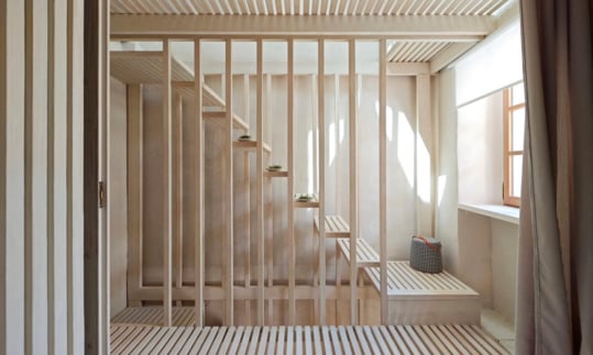 Wooden staircase design inspiration