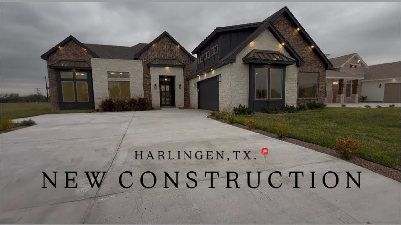 NEW CONSTRUCTION HOME IN HARLINGEN TEXAS IS GORGEOUS!
