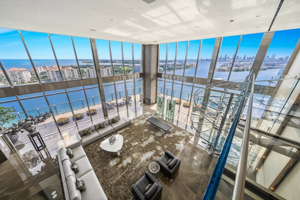 Apogee Miami Beach penthouse with rooftop theater asks $78 million