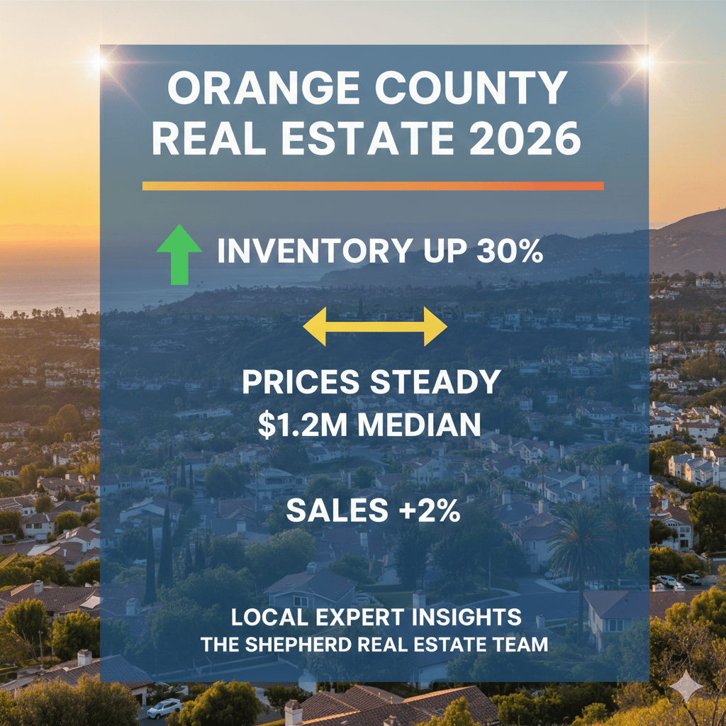 Orange County Real Estate in 2026: Inventory Up, Prices Steady, and What It Means for You