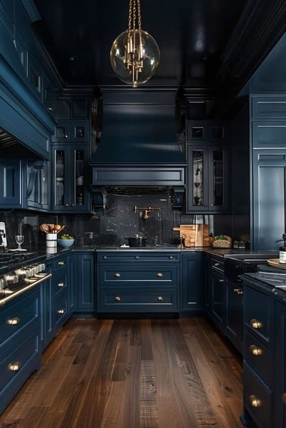 Dark and Moody Kitchens