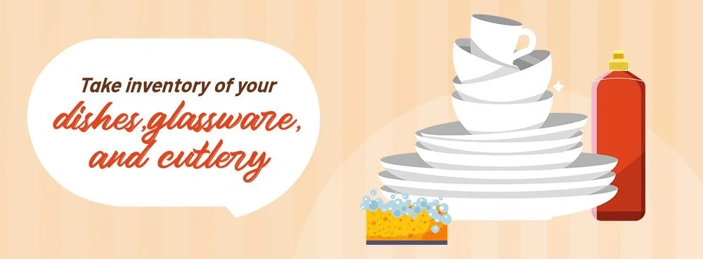 Thanksgiving tip: Take inventory of your dishes, glassware, and cutlery.