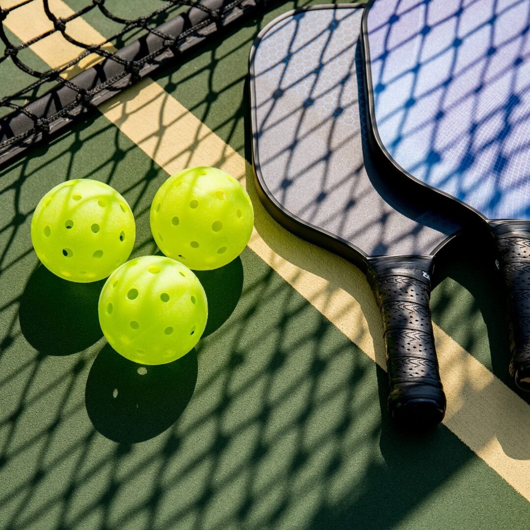 Vibrant Pickleball Court