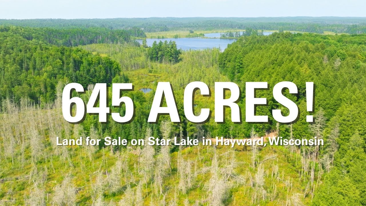 646± Acre Private Lakefront Property | Rare Star Lake, WI Land for Sale