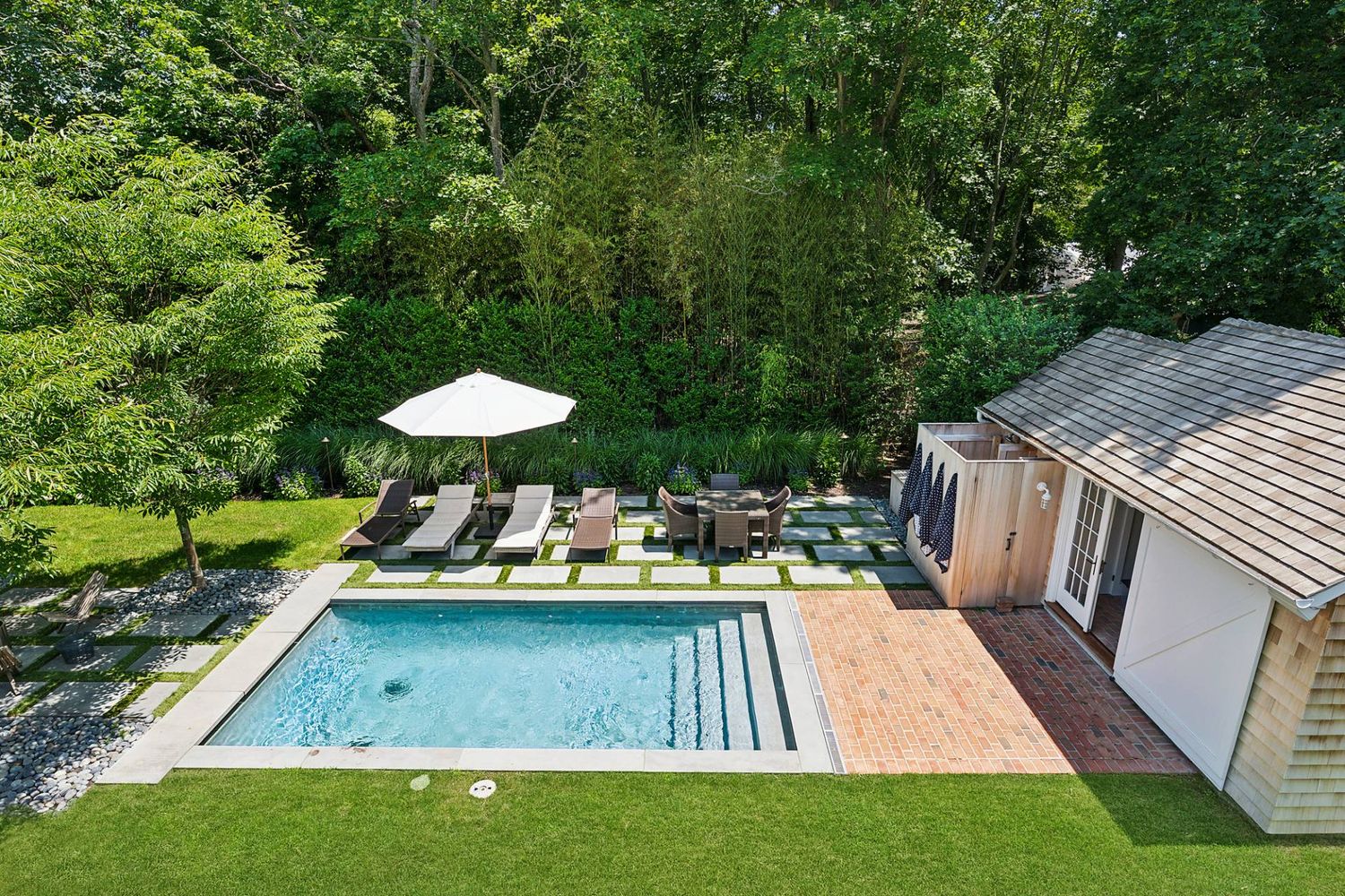 Modernized Vintage Cottage with Knockout Backyard, Moments to Village Main