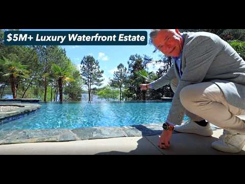 $5M+ Luxury Lakefront Dream Estate in Uwharrie Point at The Old North State Club I Badin Lake!