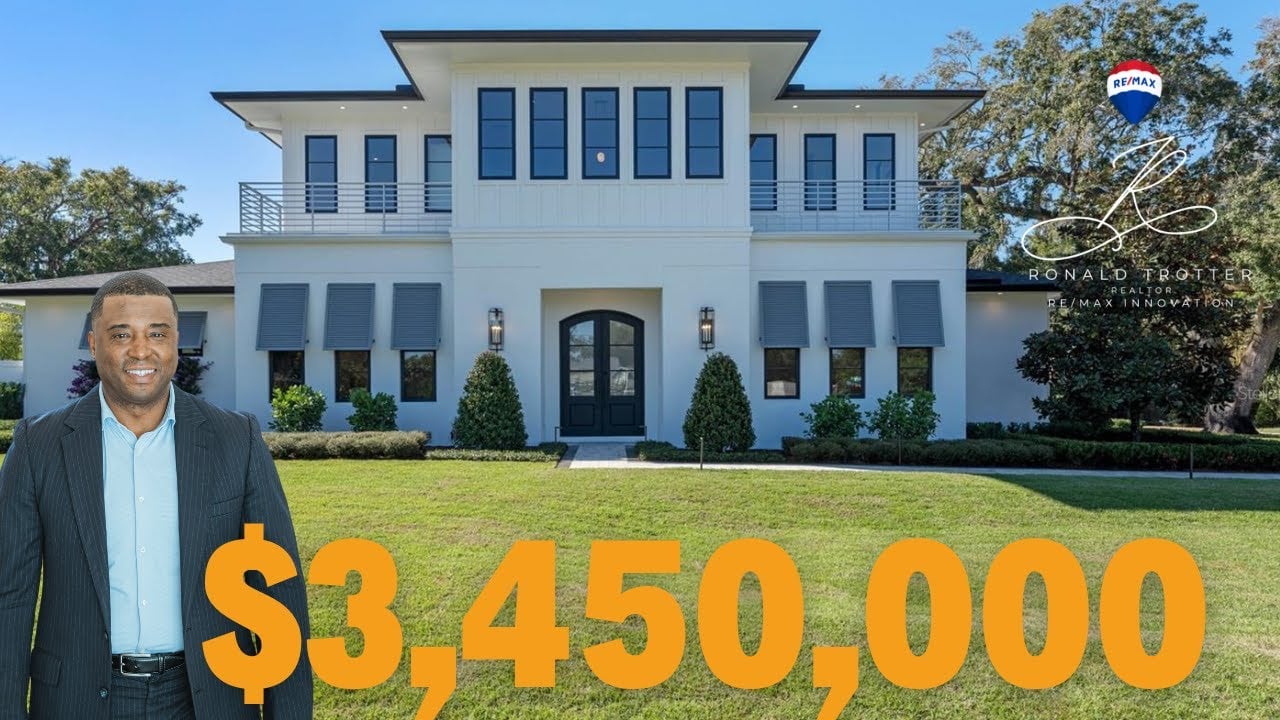 $3.45M ULTRA LUXURY Home Tour | Merritt Park, Orlando FL