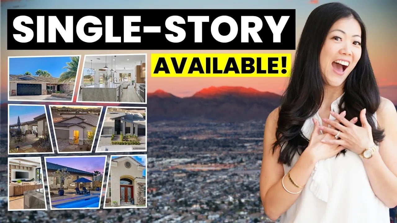 The TOP One Story Luxury Floorplans For Sale Now IN Las Vegas, NV