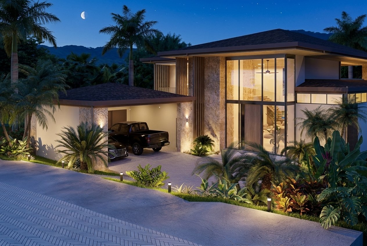 Villa Akari | Contemporary Golf Course Home in Reserva Conchal