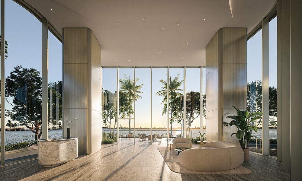 Lilli Miami Edgewater lobby