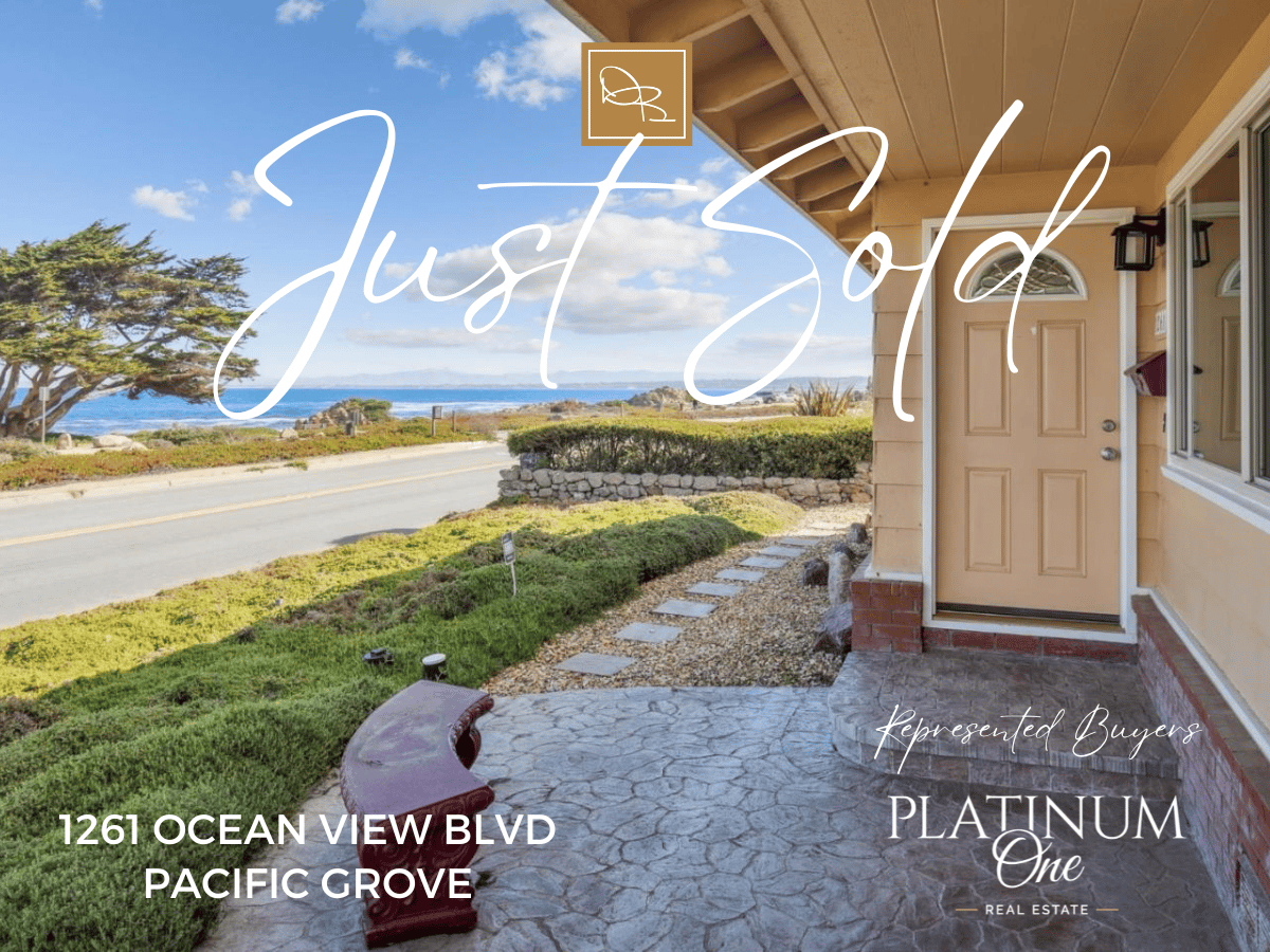 JUST SOLD | 1261 Ocean View Blvd, Pacific Grove