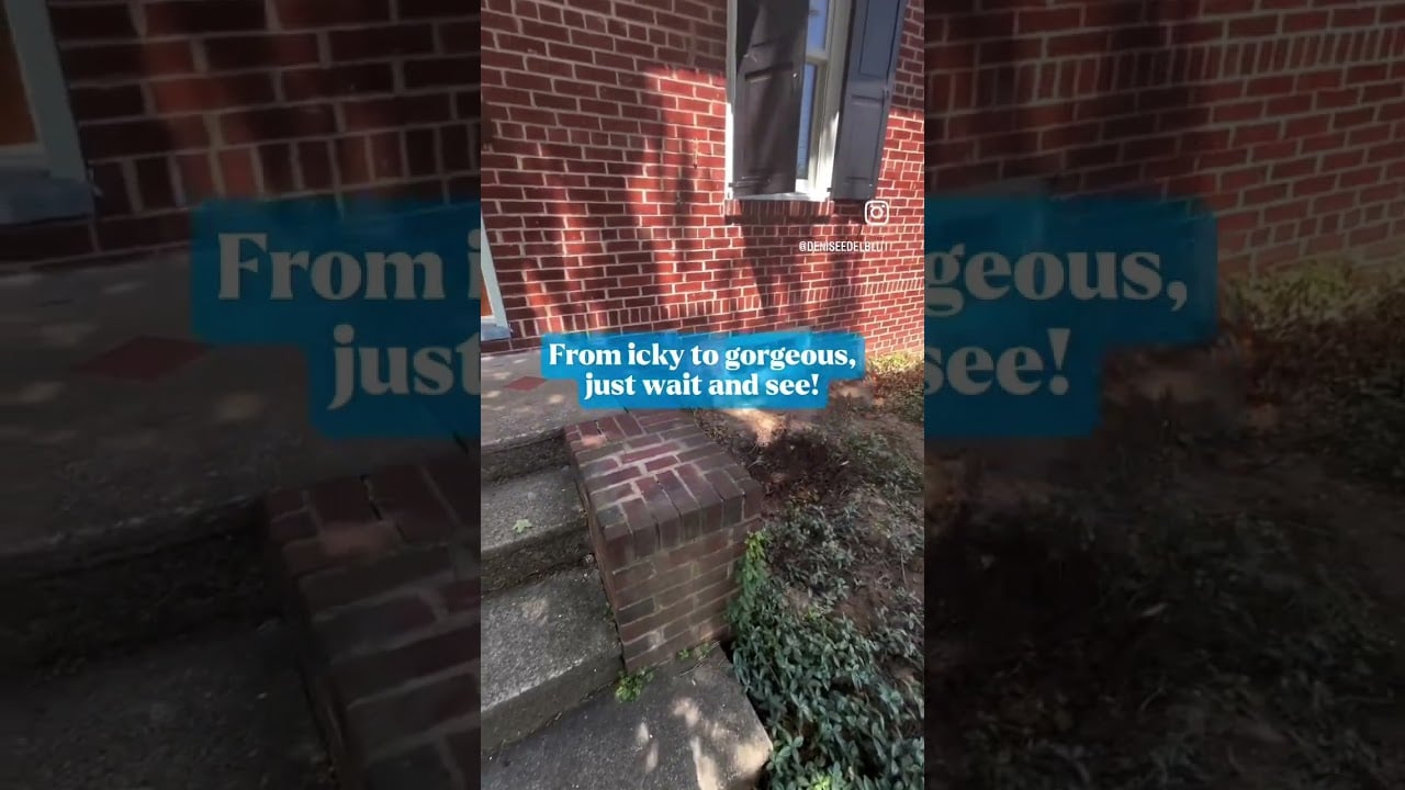 From Icky to Gorgeous! Front Entrance at 100 W Bridge St