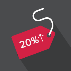 20% increase