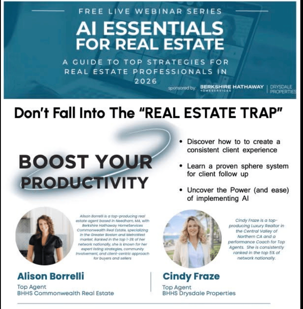 AI ESSENTIALS for REAL ESTATE. 