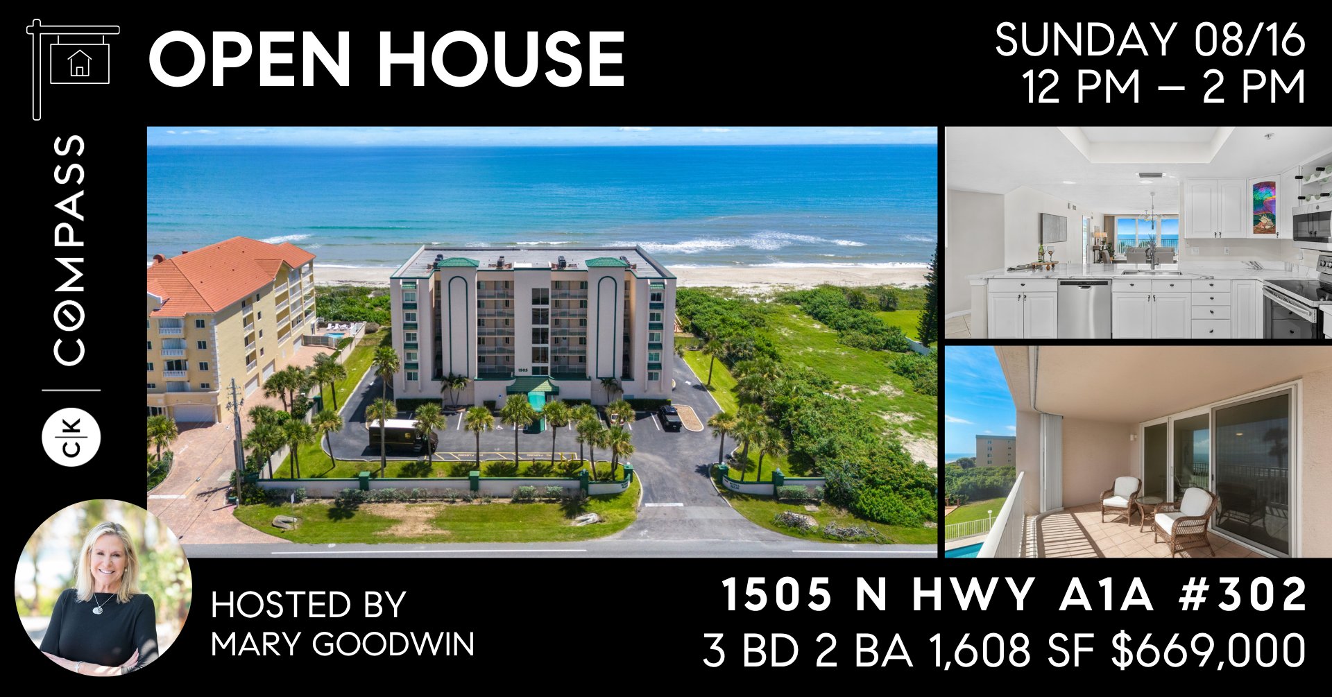 1505 N HWY A1A #302, Indialantic, FL 32903