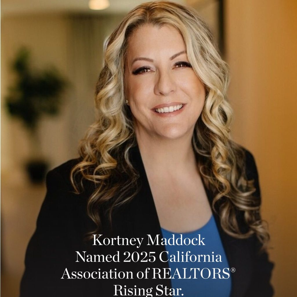 Kortney Maddock Named 2025 California Association of REALTORS® Rising Star