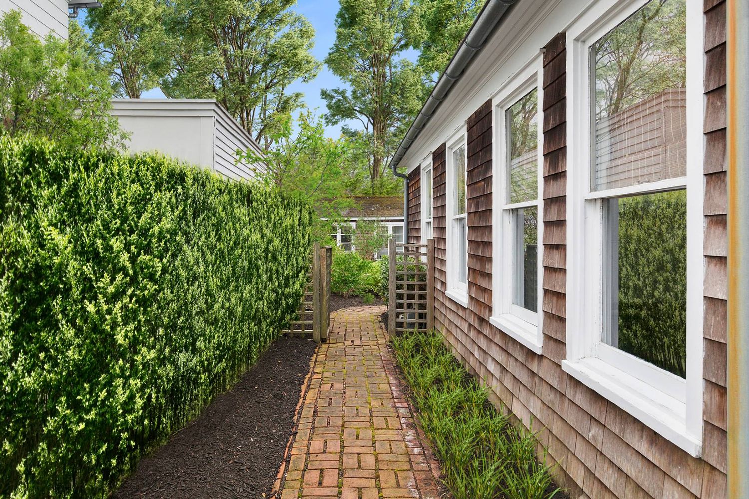 Circa 1900 Cedar-Shingled Historic Home with Designer Upgrades & a Fab Yard