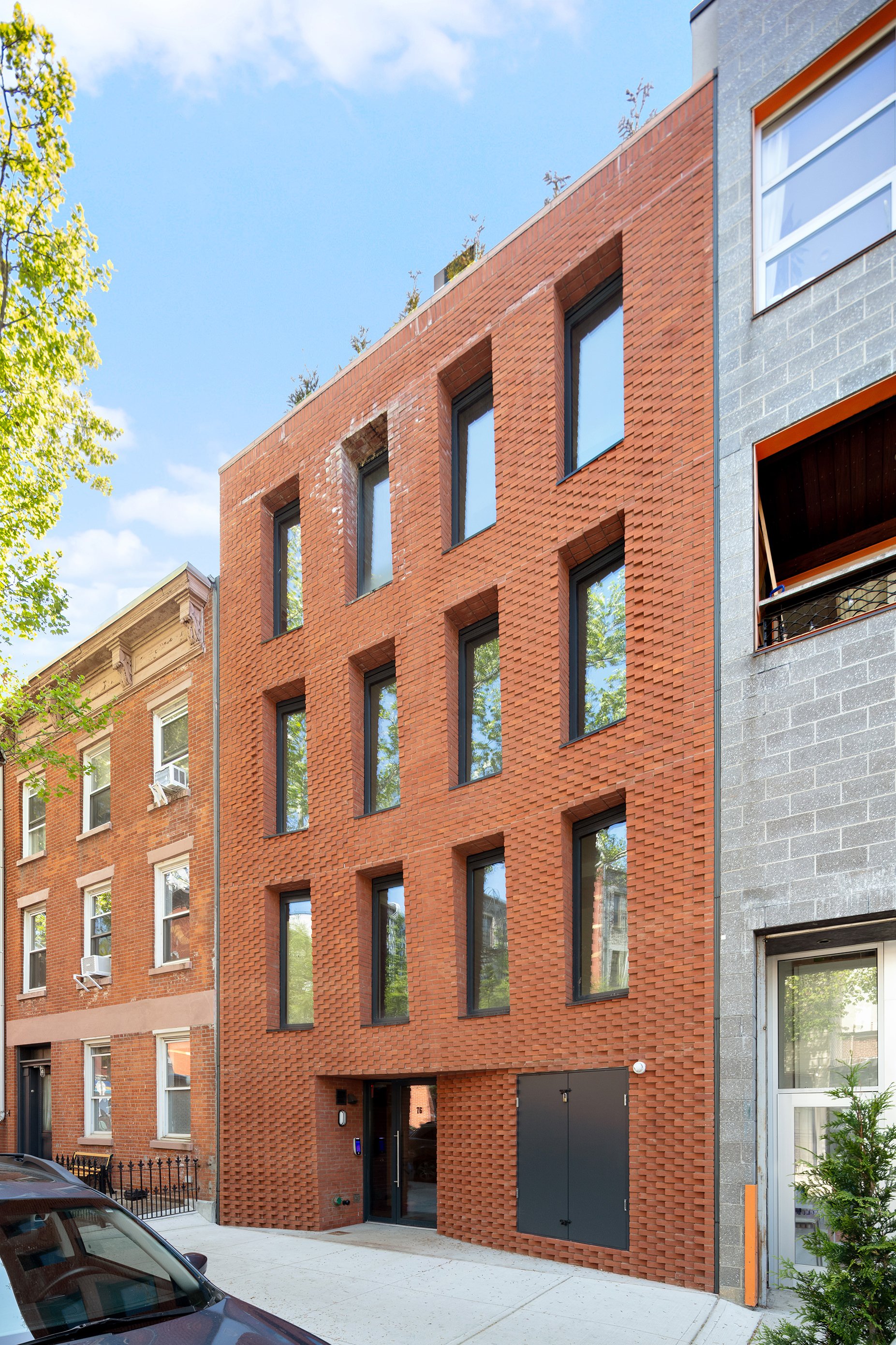 76 North 8th Street brick facade