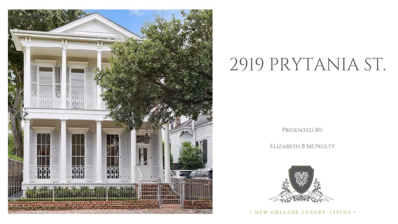 New Orleans Luxury Real Estate- 2919 Prytania Street