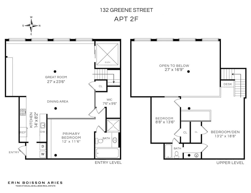 132 Greene Street, 2F