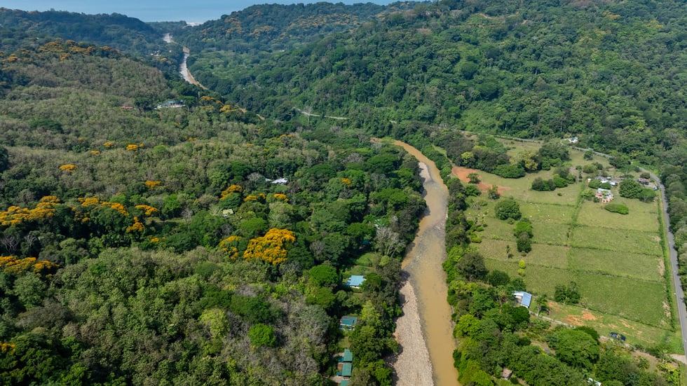 Riverfront Surf House in Playa Dominical Walk to the Beach