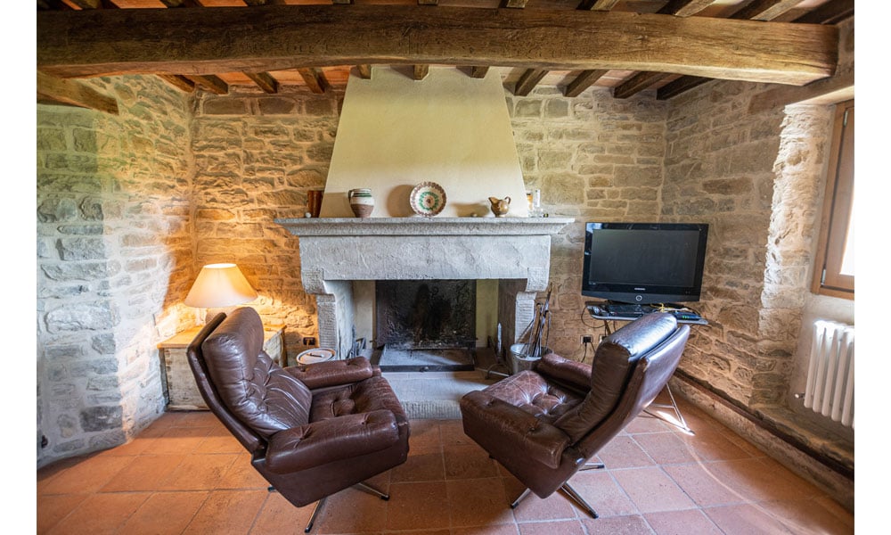 Stone Farmhouse Immersed In Nature