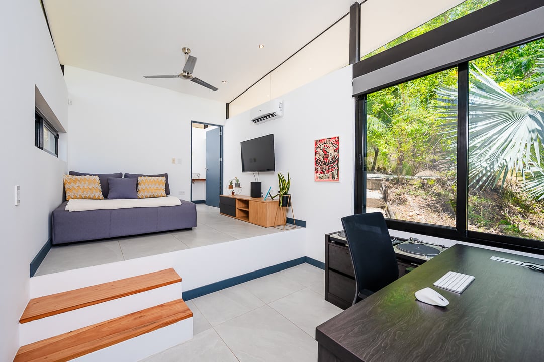 Casa Kalachuchi | Gorgeous Modern Jungle Oasis with Sunset Views in Gated Community
